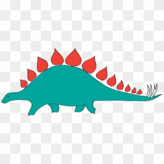 Stegosaurus Clipart Brontosaurus - Stegosaurus Clipart, HD Png Download