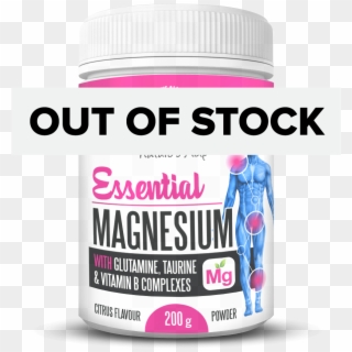 Turmeric Australia Essenttial Magnesium Out Of Stock - Bottle, HD Png Download