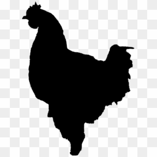Chicken Silhouette Png Chicken As A Silhouette Chicken - Rooster Silhouette, Transparent Png