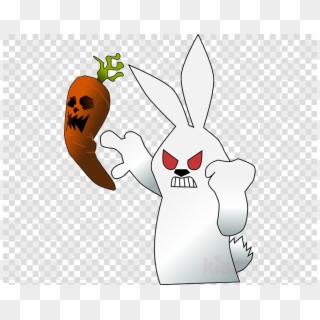 Halloween Cartoon Rabbit Clipart Lionhead Rabbit Holland - Beauty Parlour Logo Png, Transparent Png