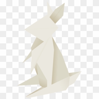 Vector Rabbit Origami - Origami, HD Png Download