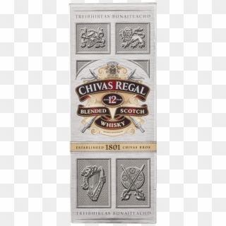 Chivas Regal Scotch Whisky Scotland 12 Year Old Blended, - Chivas Regal, HD Png Download