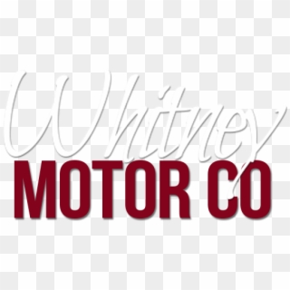 Whitney Motor Company - Colorfulness, HD Png Download
