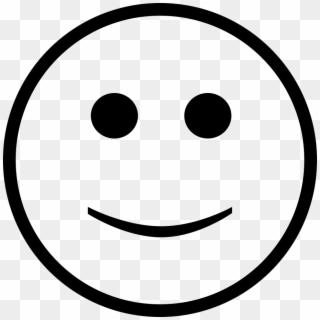 Png File - Wink Smiley Black And White, Transparent Png
