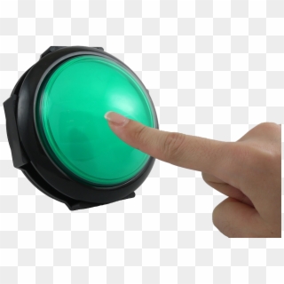 Green Button - Lens, HD Png Download