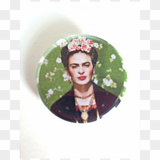 Frida Green Button - Frida Kahlo, HD Png Download