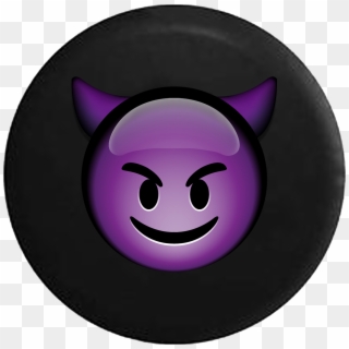 Purple Devil Emoji Png - Caritas De Whatsapp Diablito, Transparent Png