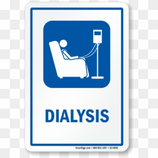 Dialysis Hospital Sign With Symbol - Dialysis Symbol, HD Png Download
