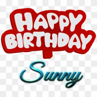 Sunny Happy Birthday Name Logo - Happy Birthday Kajal Name, HD Png Download