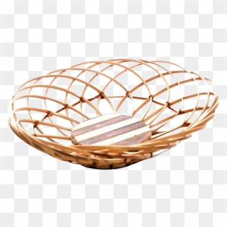 Giskaa Handmade Bamboo Fruit Basket - Circle, HD Png Download