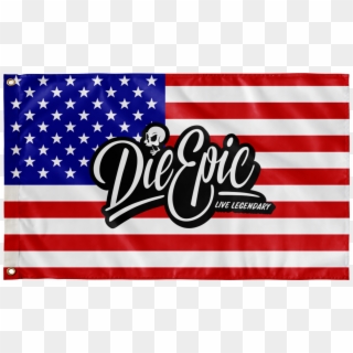 Die Epic Usa Flag - Die Epic, HD Png Download