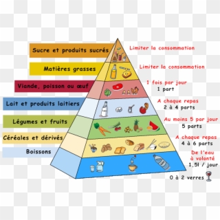 French Food Pyramid - Food Pyramids In French, HD Png Download