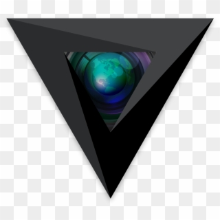 Black V Globe Logo - Graphic Design, HD Png Download