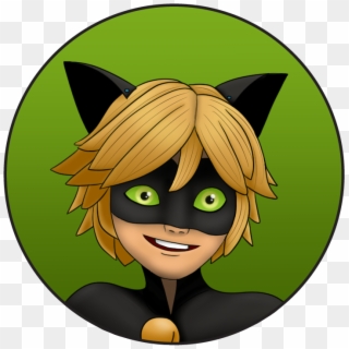 Home / Pin Back Buttons / Miraculous Ladybug / Chat - Cartoon, HD Png Download