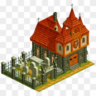 Isometric Building - Isometric Castle Games, HD Png Download