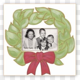 Bay Leaf Wreath Snow - Picture Frame, HD Png Download