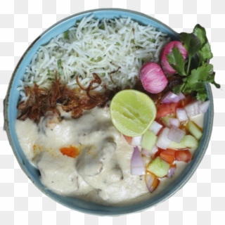 Chicken Korma Jeera Rice Bowl - White Rice, HD Png Download