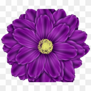 Daisy Clipart Daisy Flower - Purple Clip Art Flowers, HD Png Download