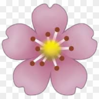 #flor #florecita #floremoji #flores #flor #cute - Iphone Flower Emoji Transparent, HD Png Download