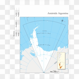 This Free Icons Png Design Of Mapas Escolares Antartida - Map, Transparent Png