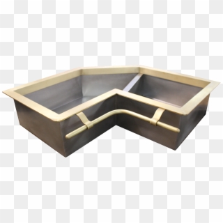 Constantine Double Basin Corner Sink - Coffee Table, HD Png Download
