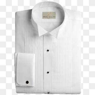 Neil Allyn Men's 100% Cotton Tuxedo Shirt, Slim Fit - Shirt, HD Png Download