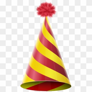 Red And Yellow Party Hat, HD Png Download