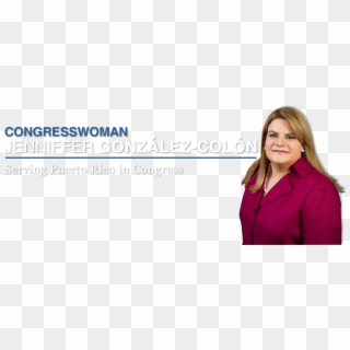 Congresswoman Jenniffer González-colón - Congresswoman Jenniffer Gonzalez, HD Png Download