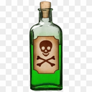Bottle Of Green Poison - Poison Bottle, HD Png Download
