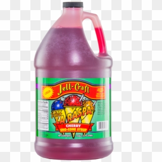 Jell-craft Cherry Snow Cone Syrup - Bottle, HD Png Download