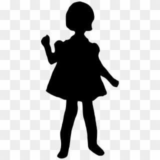 Free Download - Little Girl Silhouette Transparent Background, HD Png Download