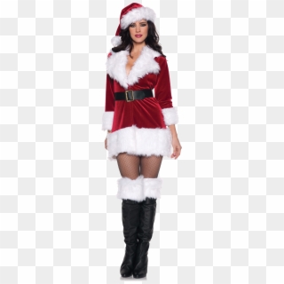 Santa Claus Women Png Image - Mrs Claus Outfit, Transparent Png