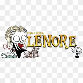 The Adorable Little Dead Girl Lenore - Cartoon, HD Png Download