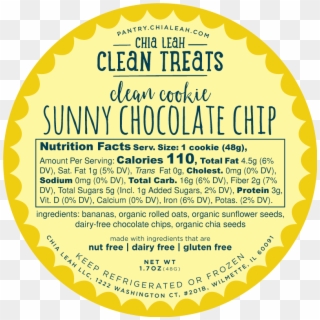 Sunny Chocolate Chip Cookie - Circle, HD Png Download