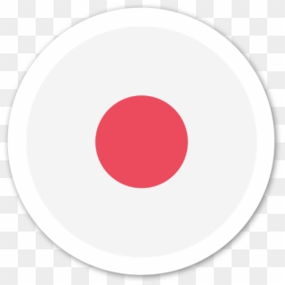 Japan Flag Sticker - Circle, HD Png Download