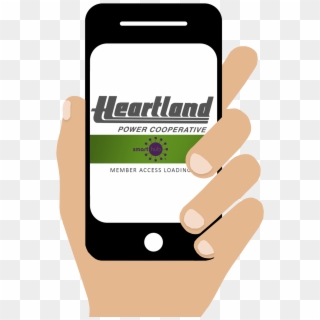 Hand Holding Cell Phone With Smarthub App - Smartphone, HD Png Download