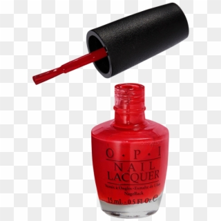 Best Red Nail Polish - Red Nail Polish Transparent, HD Png Download