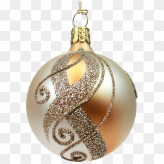 Gold Christmas Ornaments Collection Surprise Käthe - White Christmas Balls In Png, Transparent Png