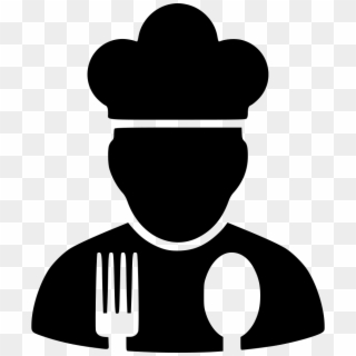Cooking Icon Png - Chef Logo Silhouette Png, Transparent Png