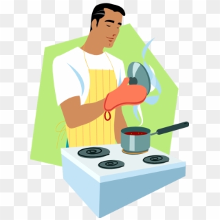 Man Cooking Png - Cartoon Man Cooking Png, Transparent Png