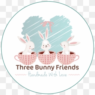 Three Bunny Friends Logo - Circle, HD Png Download