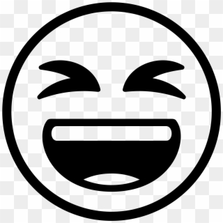 Laugh Emoji Black And White , Png Download - Laugh Emoji Black And White, Transparent Png