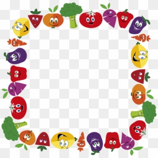 Fruit & Vegetables Chili Pepper Computer Icons - Border Fruits And Vegetables, HD Png Download