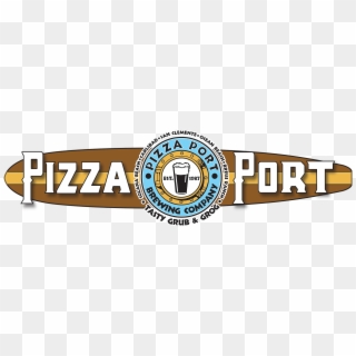 Surfboard Logo - Pizza Port, HD Png Download