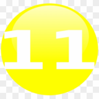 Yellow Circle Icon With 10 Png - Circle, Transparent Png
