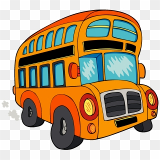 Bus Clipart Animated - Kids Bus Png, Transparent Png