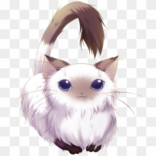 Adorable Anime Cats - Render Chat, HD Png Download