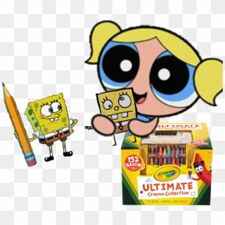 #colorized #doodlebob #spongebob Https - Ultimate Crayola Collection, HD Png Download