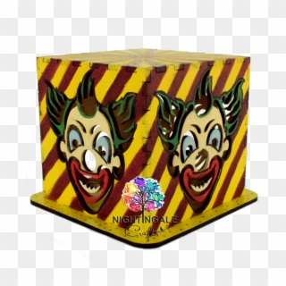 Halloween Scary Clown Design - Mask, HD Png Download