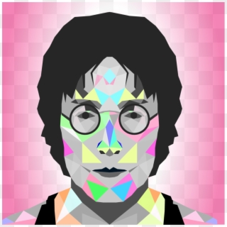 John Lennon Low Poly - Illustration, HD Png Download